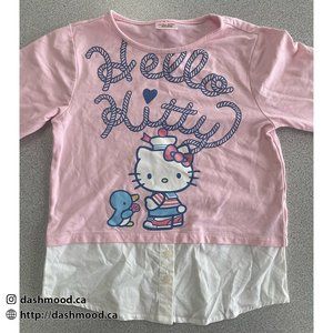 Girls' Hello Kitty Long Sleeve T-shirt
